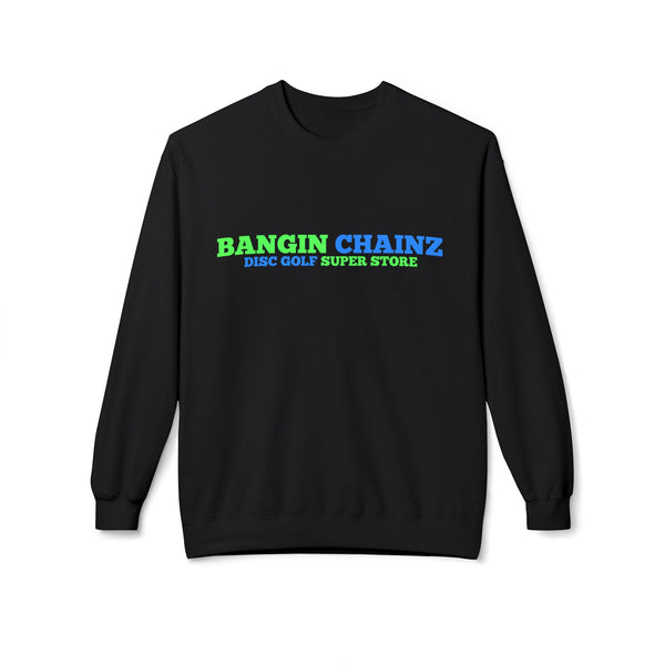 Bangin Chainz Disc Golf Sweatshirt - Unisex Midweight Crewneck