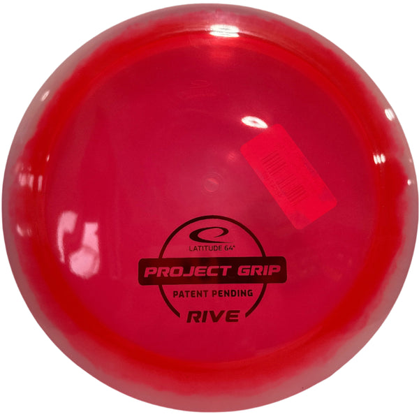Red disc with 'Project Grip' branding on a white background