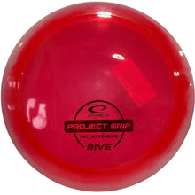 Red disc with 'Project Grip' branding on a white background