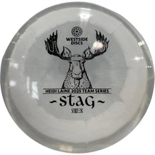 Clear disc with black text and logo on a white background