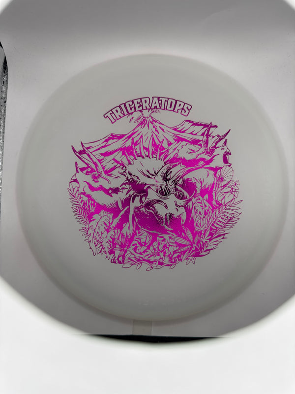 Dino Discs Triceratops Egg Shell Glow