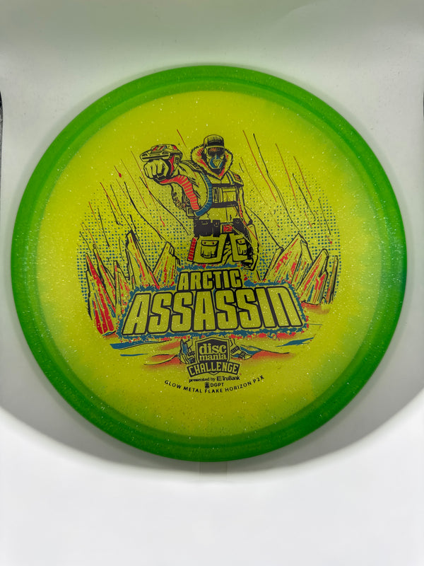 P2X Arctic Assassin C-Line Horizon Glow Metal Flake (Discmania Challenge Fundraiser)