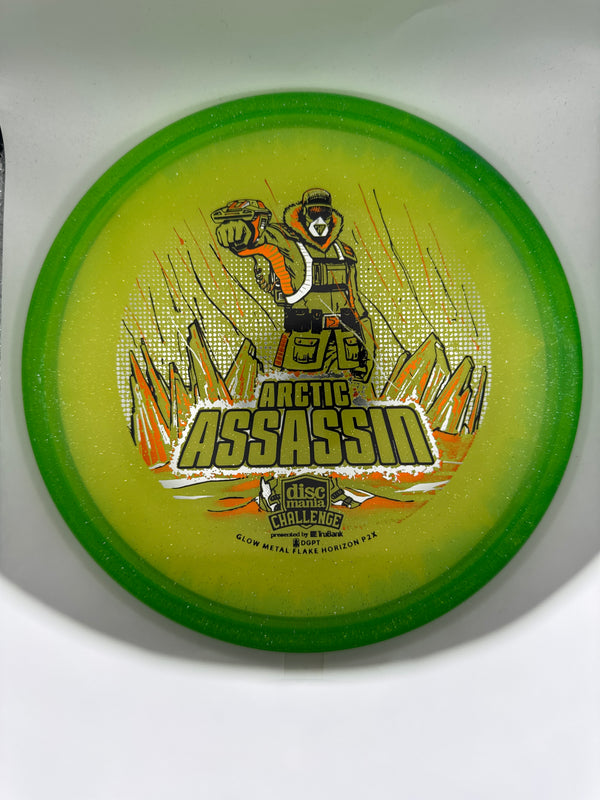 P2X Arctic Assassin C-Line Horizon Glow Metal Flake (Discmania Challenge Fundraiser)